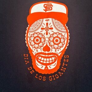 VINTAGE SF GIANTS, Dia De Los Gigantes, Day of the Dead, XL Men's t-shirt
